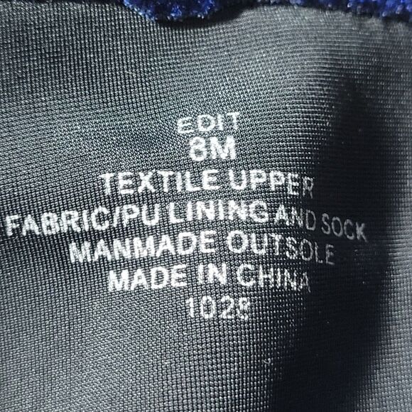 Steve madden block Heels ankle velour socks boots sz 8M - Picture 8 of 8